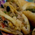 ARepas rellenas de atún y agucate